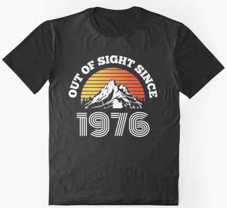 Birth Year T-Shirt 1976